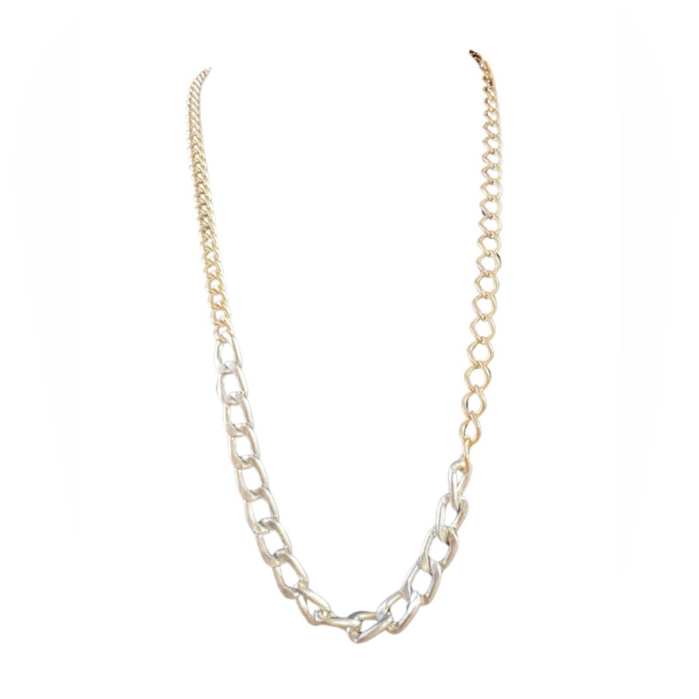 Handmade Gold And Silver Charm Chain